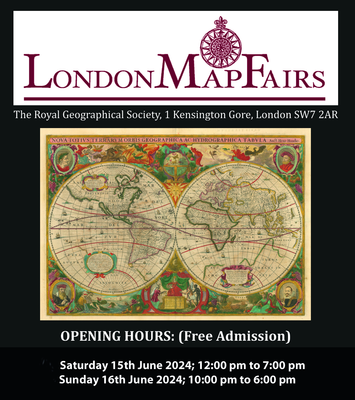 LONDON MAP FAIR - June 15 & 16 2024
